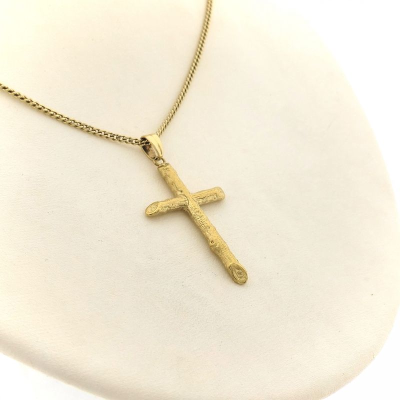 Image 6 of Gold pendant of a cross