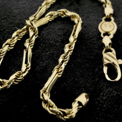 Image 2 of Cento group gold Figarope link bracelet
