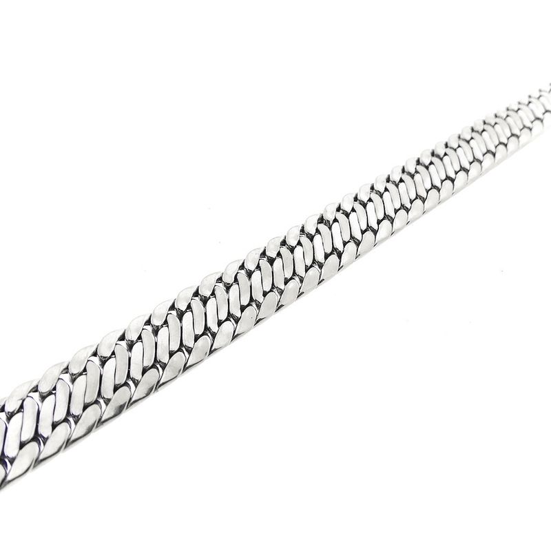 Image 9 of Exclusive white gold French gourmet bracelet | 19.5 cm