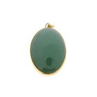Image 1 of 18 carat gold pendant with aventurine