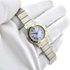 Image 5 of Cartier Santos Octagon Automatic; 18k gold/steel women's watch