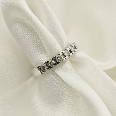 Image 2 of White gold ring with diamond | 0.25 ct.