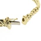 Image 5 of Gold French gourmet link bracelet | 19 cm
