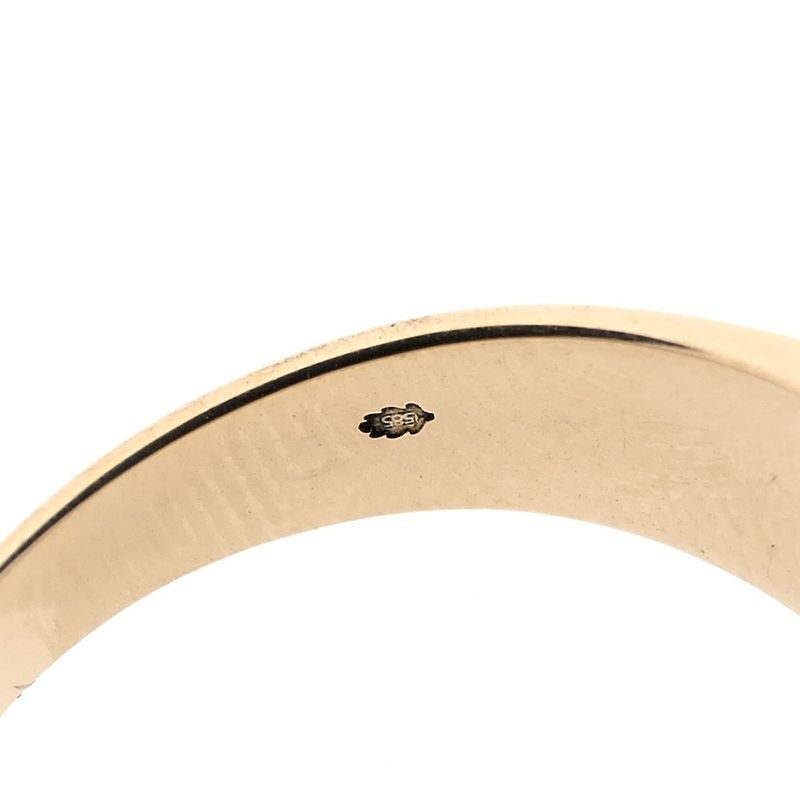 Image 6 of Tricolor gold signet ring