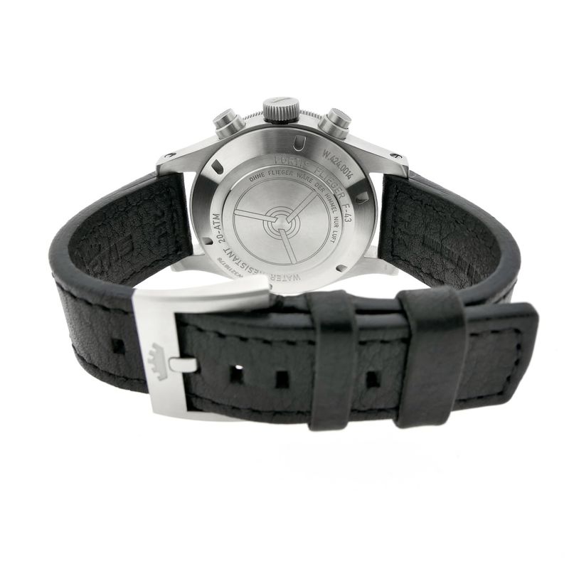 Image 16 of Fortis Flieger F-43 Bicompax F4240005; Automatic chronograph men's watch