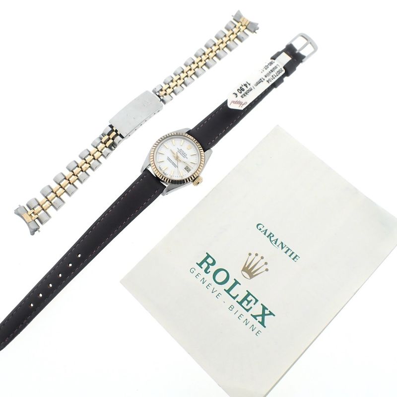 Image 8 of Rolex Datejust; Goud/stalen dames horloge