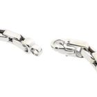 Image 4 of White gold anchor link bracelet