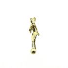 Image 1 of Gold pendant of a football player