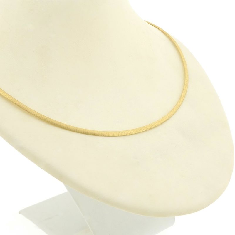 Image 3 of Gold Omega link necklace | 42.5 cm