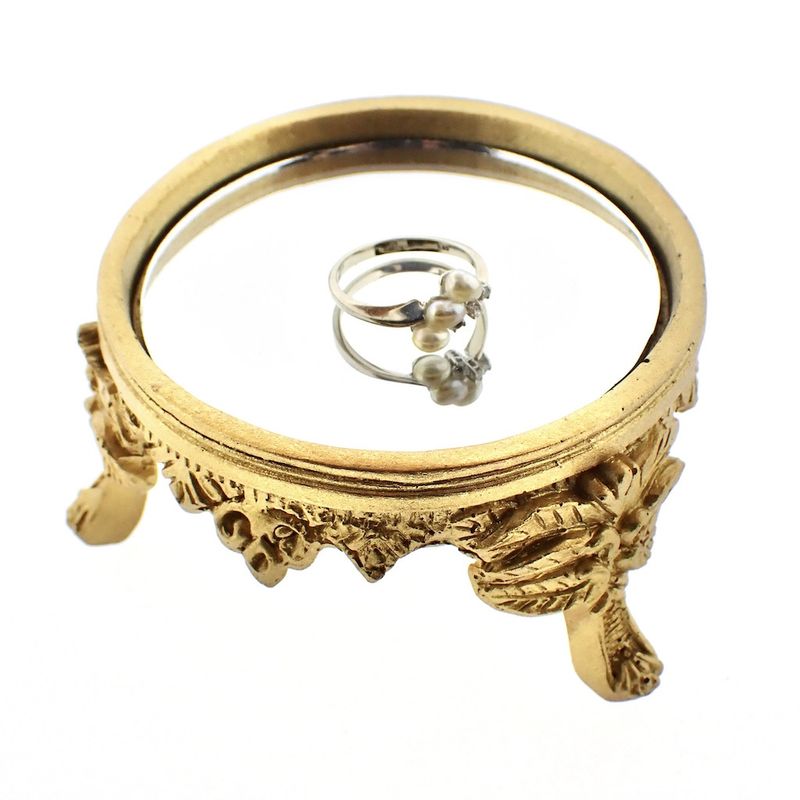 Image 5 of White gold ring with pearl and diamond