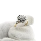 Image 8 of Gold ring with rose-cut diamonds; approx. 0.20 ct. | Antique