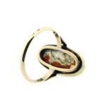 Image 6 of Gold ring with moss agate | Vintage