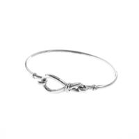 Pandora Infinity Knot Bangle; Silver; | Ø 64.5 mm