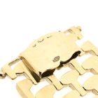 Image 7 of Gold Wide Bismarck Link Bracelet