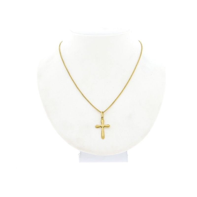 Image 3 of Gold pendant of a cross