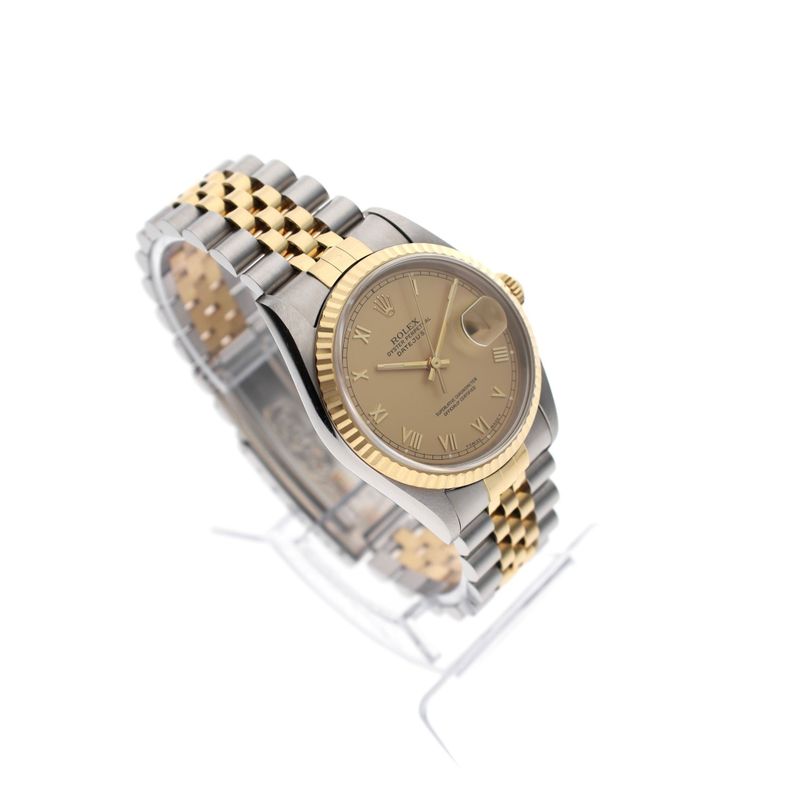 Image 4 of Rolex Datejust 36mm 16233; Automatic Bicolor Watch (Incl. Papers '95)