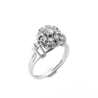 White gold cocktail ring with diamond | 0.51 ct.
