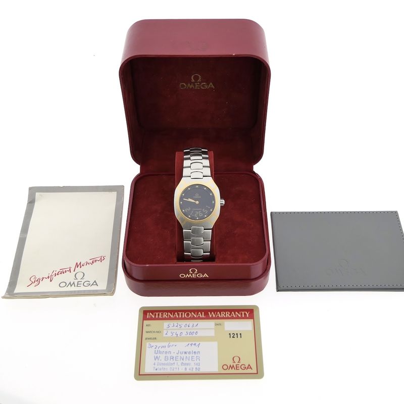 Image 17 of Omega Seamaster Polaris Multifunction 2540.50.00; Vintage analog/digital watch