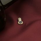 Image 2 of Two-tone gold pendant with sapphire and diamond | 0.01 ct.