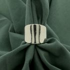 Image 2 of Wide silver ladies ring