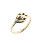Image 1 of Gold ring with zirconia