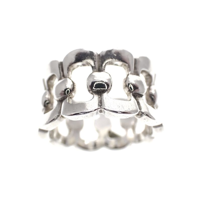 Image 2 of Silver wide fantasy ring