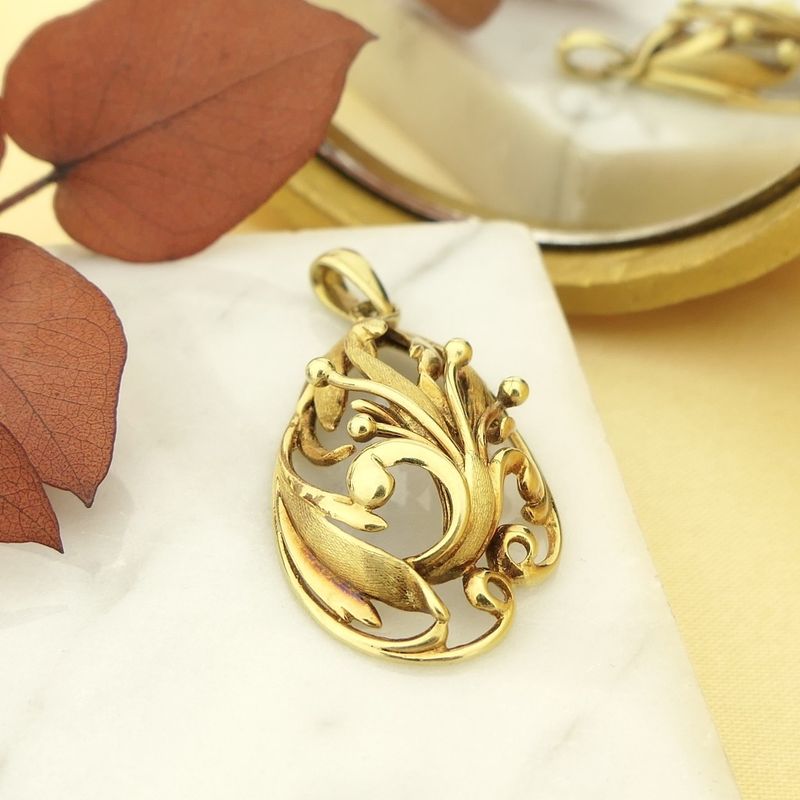 Image 8 of Golden fantasy pendant