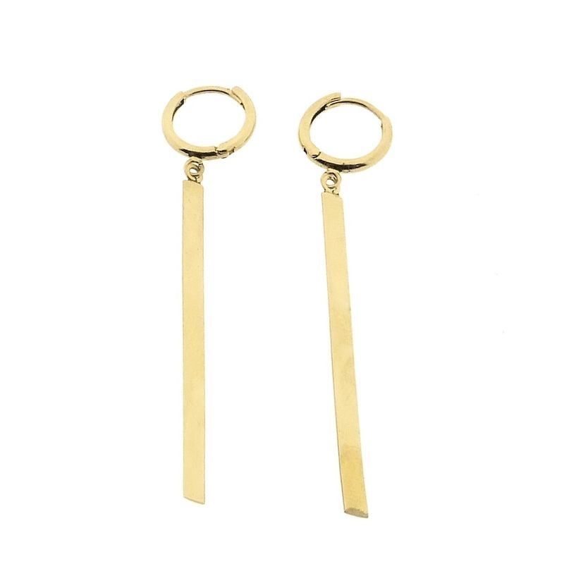 Image 7 of Gold long earrings