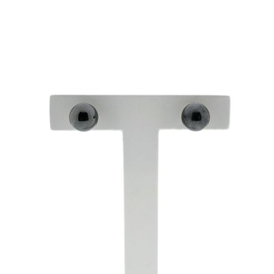 Image 1 of Gold stud earrings with Tahiti pearl