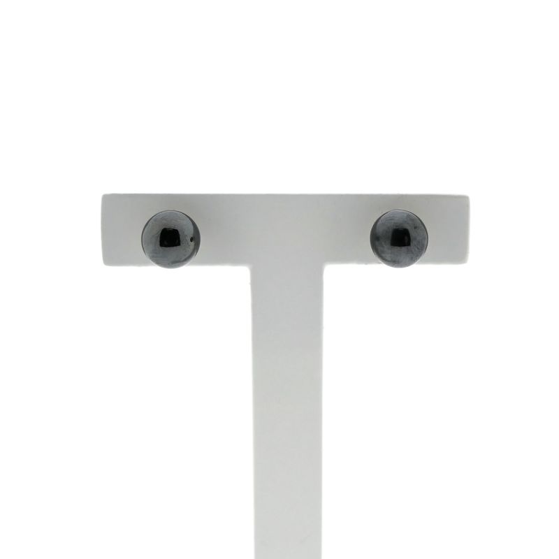 Image 1 of Gold stud earrings with Tahiti pearl