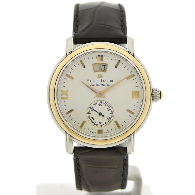 Image 1 of Maurice Lacroix Masterpiece 'Grand Guichet'; Automatic 18k gold/steel men's watch