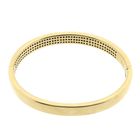 Image 3 of Gold bangle with diamonds; Casa Gi; Size S/M