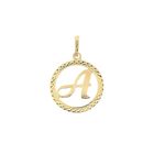 Image 1 of Gold pendant; Letter A