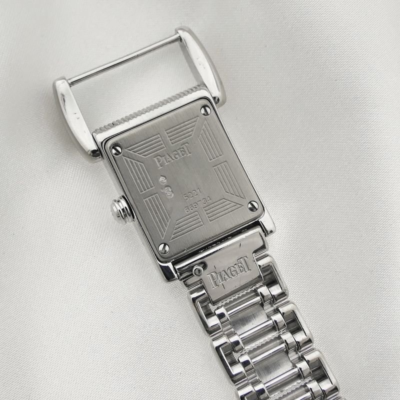 Image 30 of Piaget Miss Protocole 5221; 18k white gold women's watch with mother-of-pearl dial