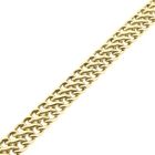 Afbeelding 9 van Gouden Franse gourmetschakel armband | 19 cm