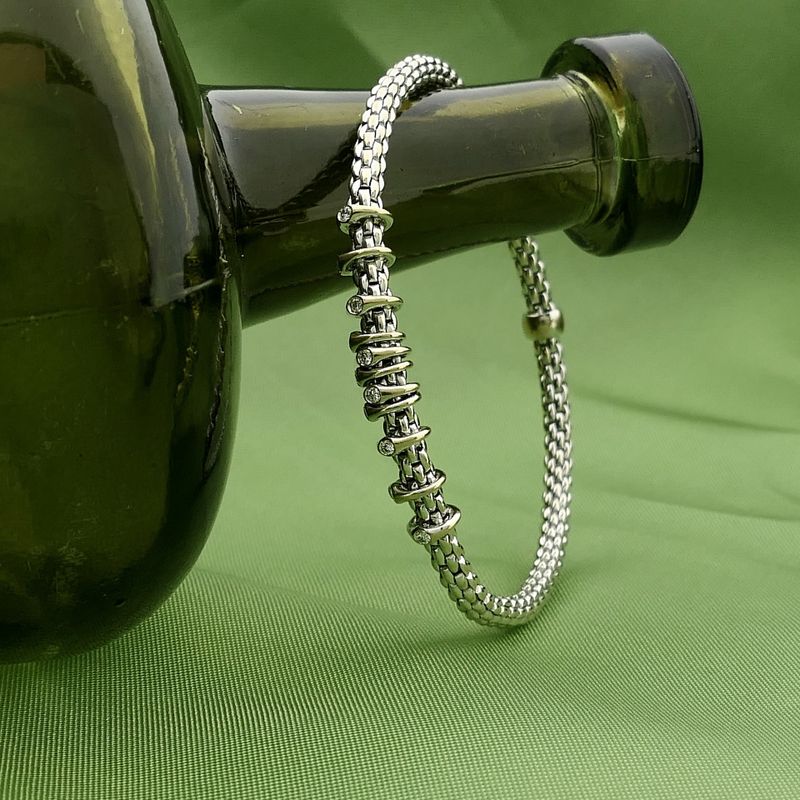 Image 2 of Fope White Gold Bracelet with Diamond; 0.15 ct; 18K; Size S