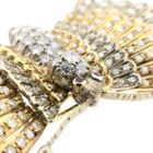 Image 5 of Exclusive two-tone gold butterfly brooch with ruby ​​and diamond; 5.44 ct.