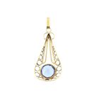 Image 3 of Gold Pendant with Topaz; 14 Karat