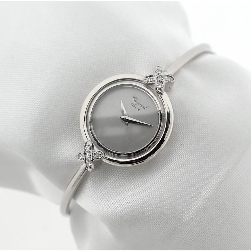 Image 3 of Chopard Cocktail Watch; Vintage 18k women's watch with diamonds