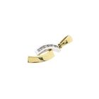 Image 9 of Zinzi Bicolor Gold Pendant; Diamond 0.03 ct.; 14 Karat
