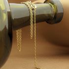 Image 2 of 18 carat gold anchor link chain.