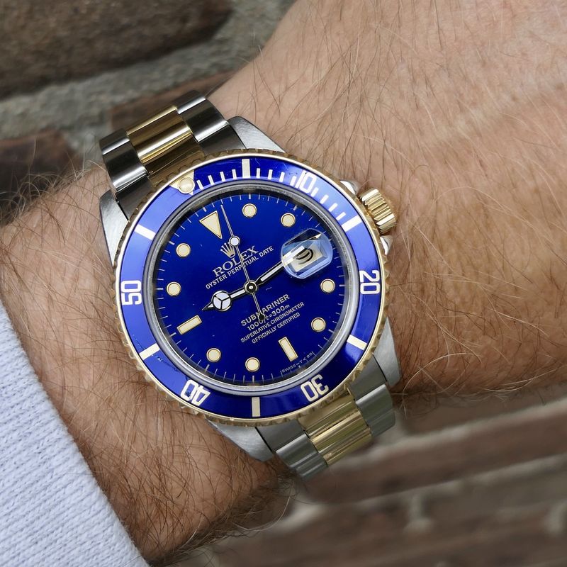 Image 8 of Rolex Submariner 16803; Vintage men's diving watch