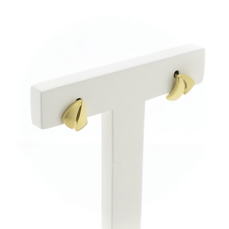 Image 5 of Golden subtle stud earrings