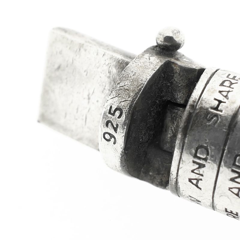 Image 5 of Silver leather Buddha to Buddha bracelet | 21 cm