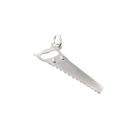 Silver pendant of a saw Image 2 of Silver pendant of a saw
