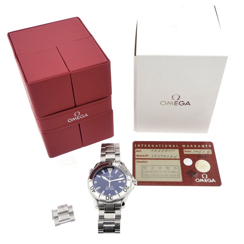 Image 4 of Omega Seamaster 300m 'Electric Blue'; Men's diving watch