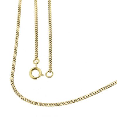 Image 1 of Gold gourmet link chain | 46.5 cm