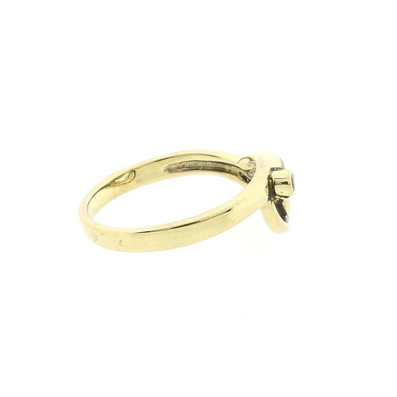 Image 5 of Gold ring with zirconia
