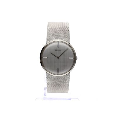 Image 1 of Corum 18ct. Ref: 8261 White Gold Men's Watch 'Linen' Dial Cal. 4200