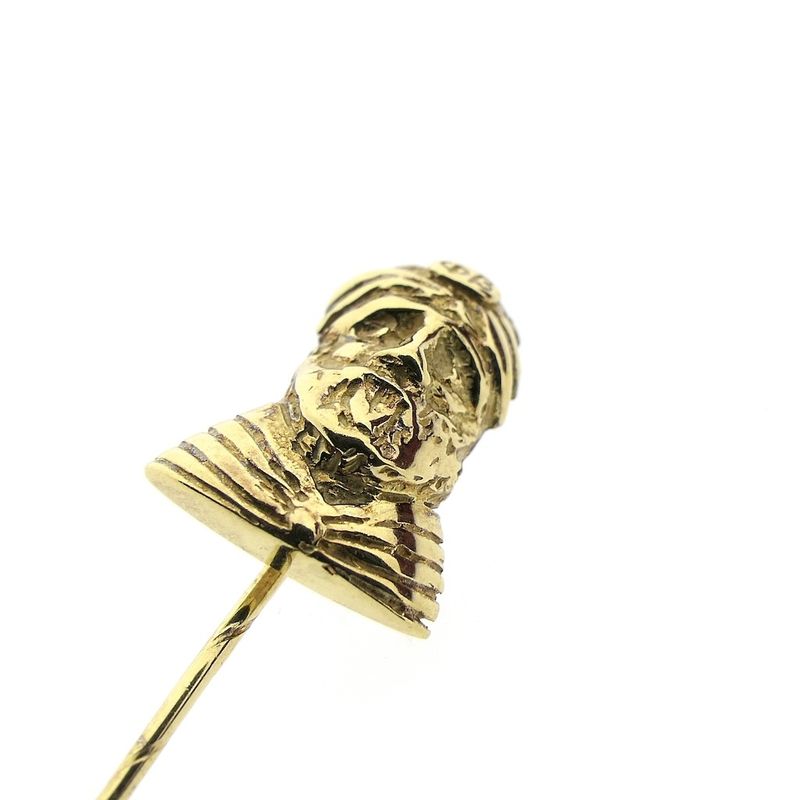 Image 5 of Gold lapel pin, tie pin of an Arab